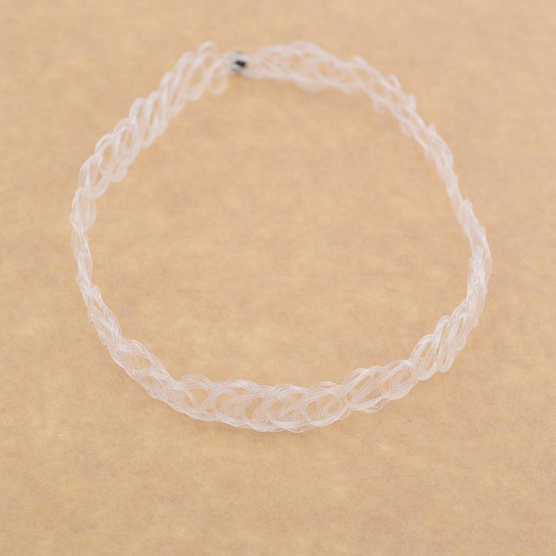 Women Hollow Elastic Mesh Choker Necklace Minimalist Daily Wear Neck Accessory