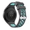 Two-Color Round Hole Silicone Watch Band Mesh Strap For  Watch GT 2E