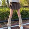 Horn Type Socks Costume Accessories Wide Leg Warmers Knitted Long Socks Foot Cover Women Pile Socks