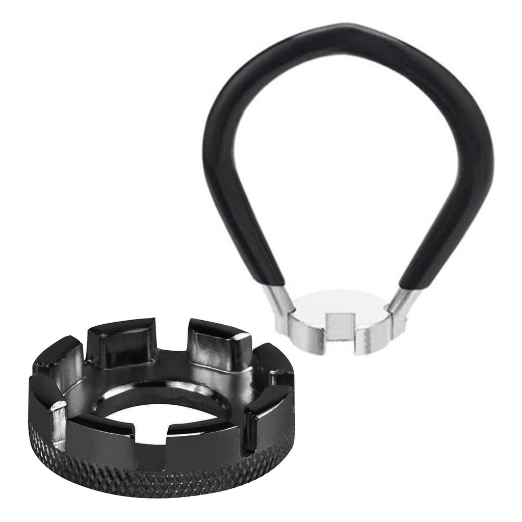 Road Bike Rims Correct Tool Bike Spoke Adjustment Wrench Spoke Keys Spanners Bicycles Rims Truing Tool for Maintenance