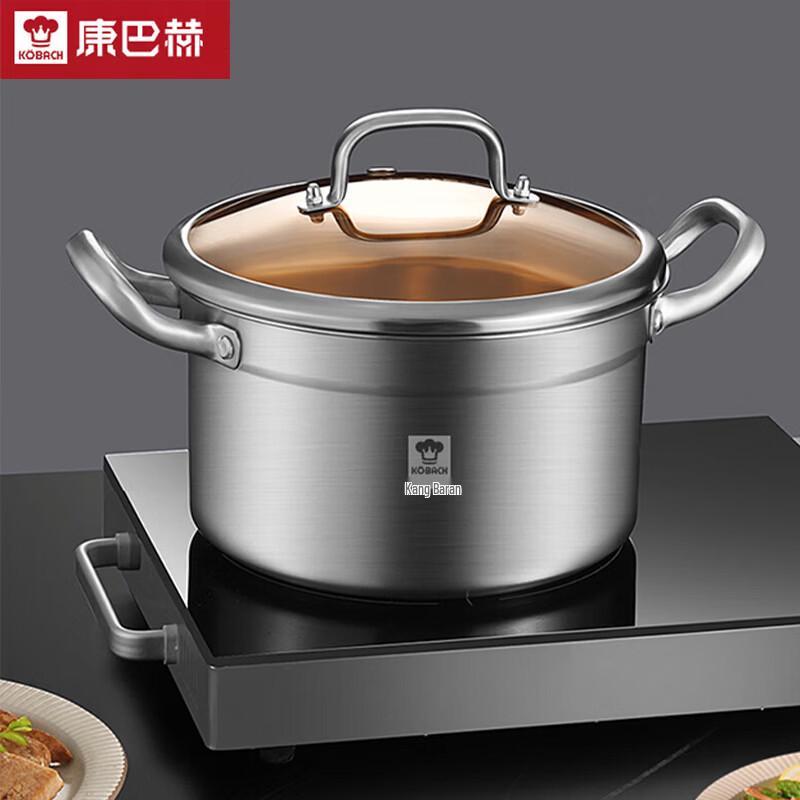 

Kobach 304 Stainless Steel 22cm Soup & Stew Pot