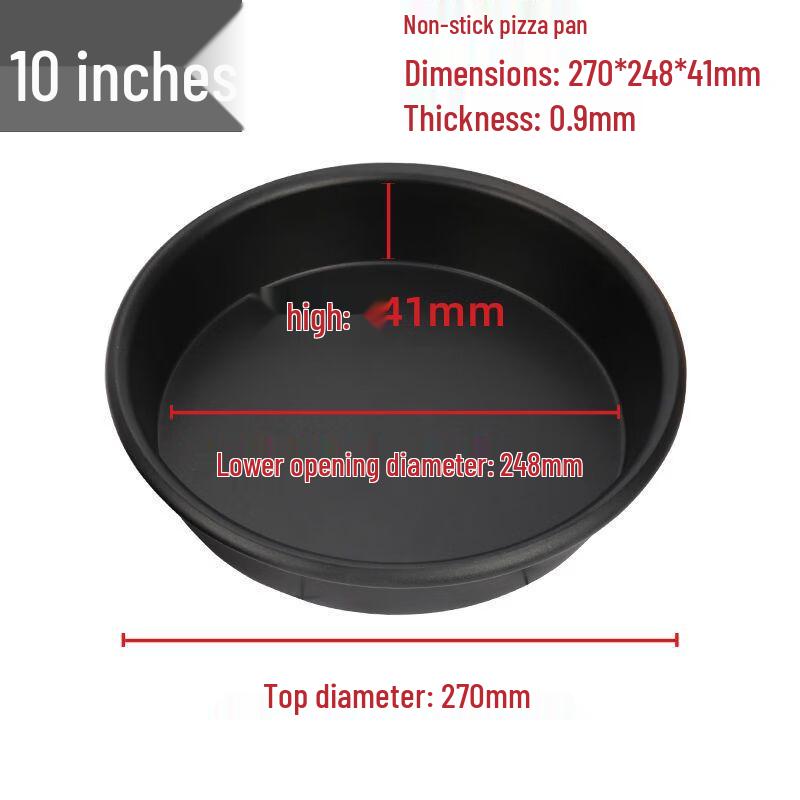 MDNG 10-Inch Aluminum Non-Stick Pizza Pan Set