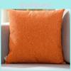 Timeless Cotton Linen Solid Throw Pillow Cover For Elegant Home Office Decor