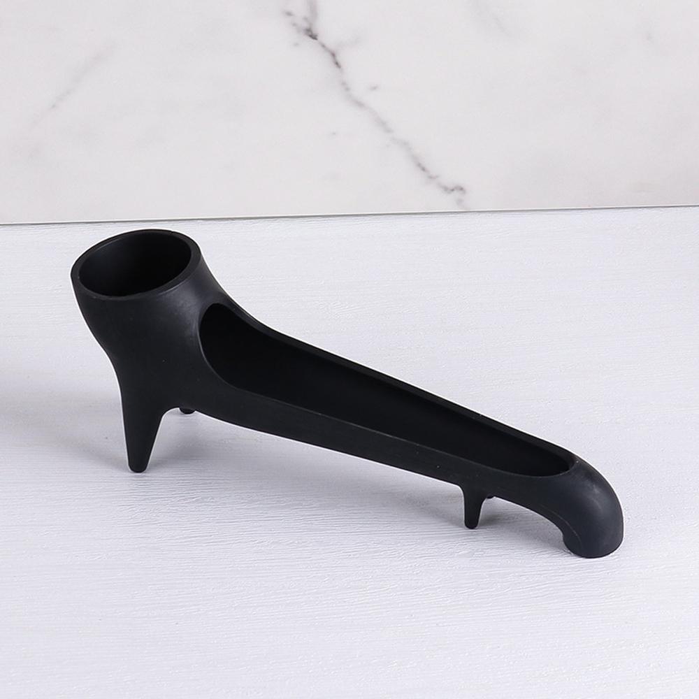 Water Box Funnel for Espresso Machine Silicone Long Offset Water Funnel Quick Access for Coffee