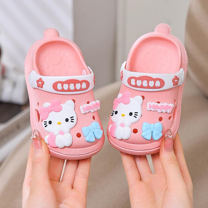 Soft Non-Slip Cartoon Slippers for Girls, Toddlers & Babies - Indoor Summer Wear