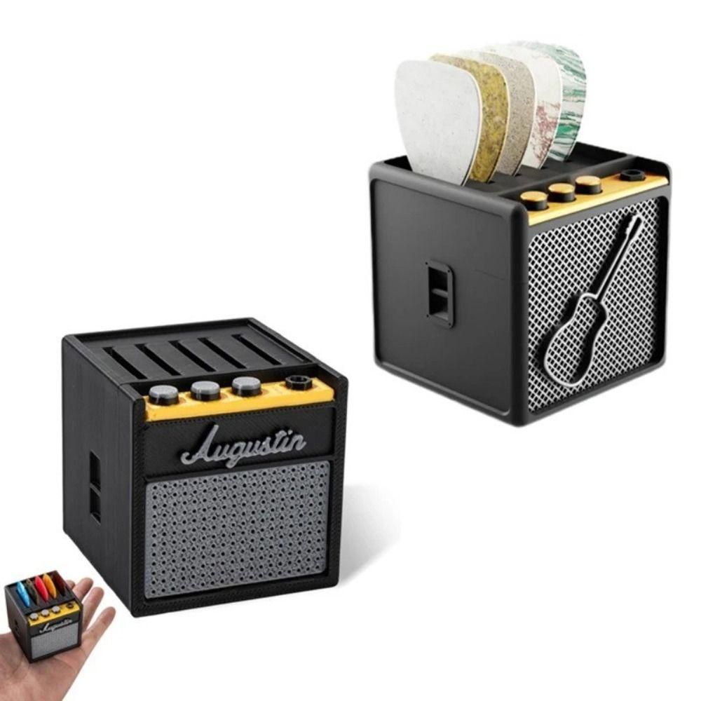 3D Printed Guitar Picks Organizer Portable Guitar Picks Storage Case Guitar Pick Holder  Gifts