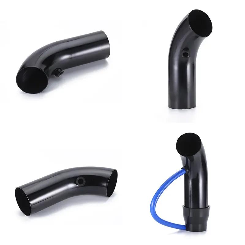 Tubo Universale 3 pollici 76mm per Presa d'Aria Condotti d'Aria Fredda Tubi Kit Sistema di Aspirazione Aria Fredda per Auto in Alluminio Tubo di Induzione Turbo