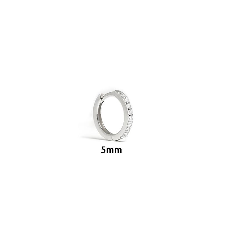 1 Set Metal Circle Drop Small Earrings For Women Trend Pendant Piercing Earrings Set Jewelry Gift