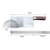 7.5 Inch Handmade Chopper Knife DC53 Steel Blade Wood Handle Sharp Slicing Cleaver Husa Kitchen Knife Bone Meat Poultry Tools