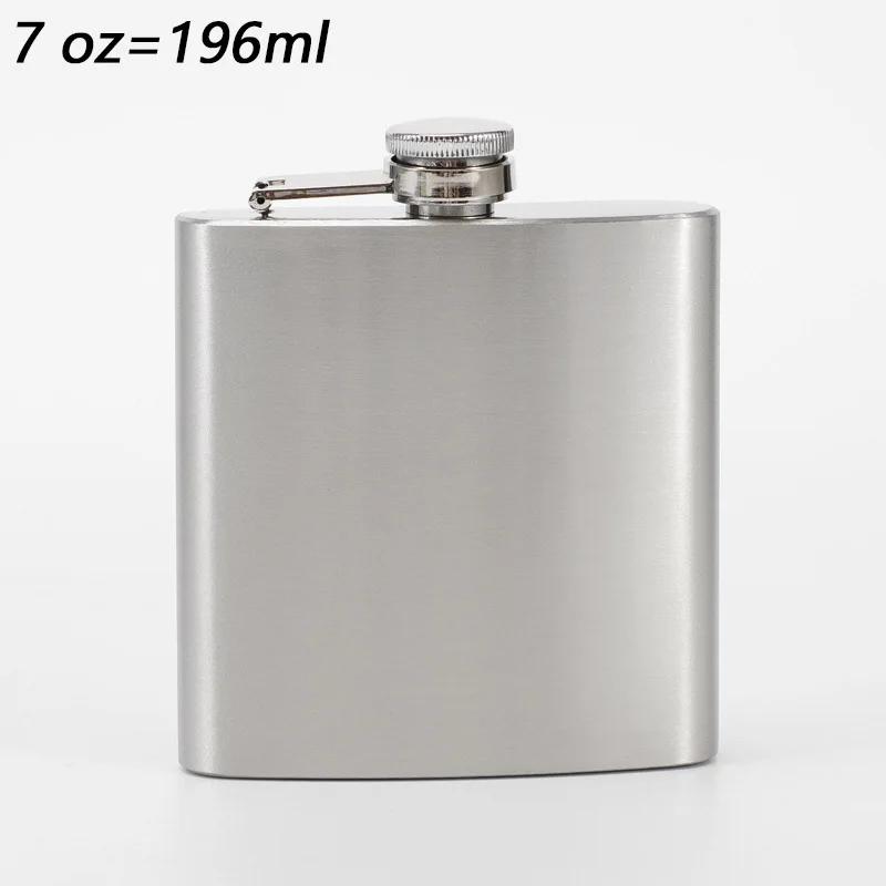 1-10 Oz Hip Flask High Quality Wine Whisky Pot Bottle Hip Flasks Drinker Alcohol Bottle Portable Drinkware Stainless Steel