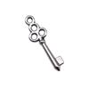 Simple Skeleton Key Charms Multi Color Alloy Pendants For Vintage Themed Jewelry