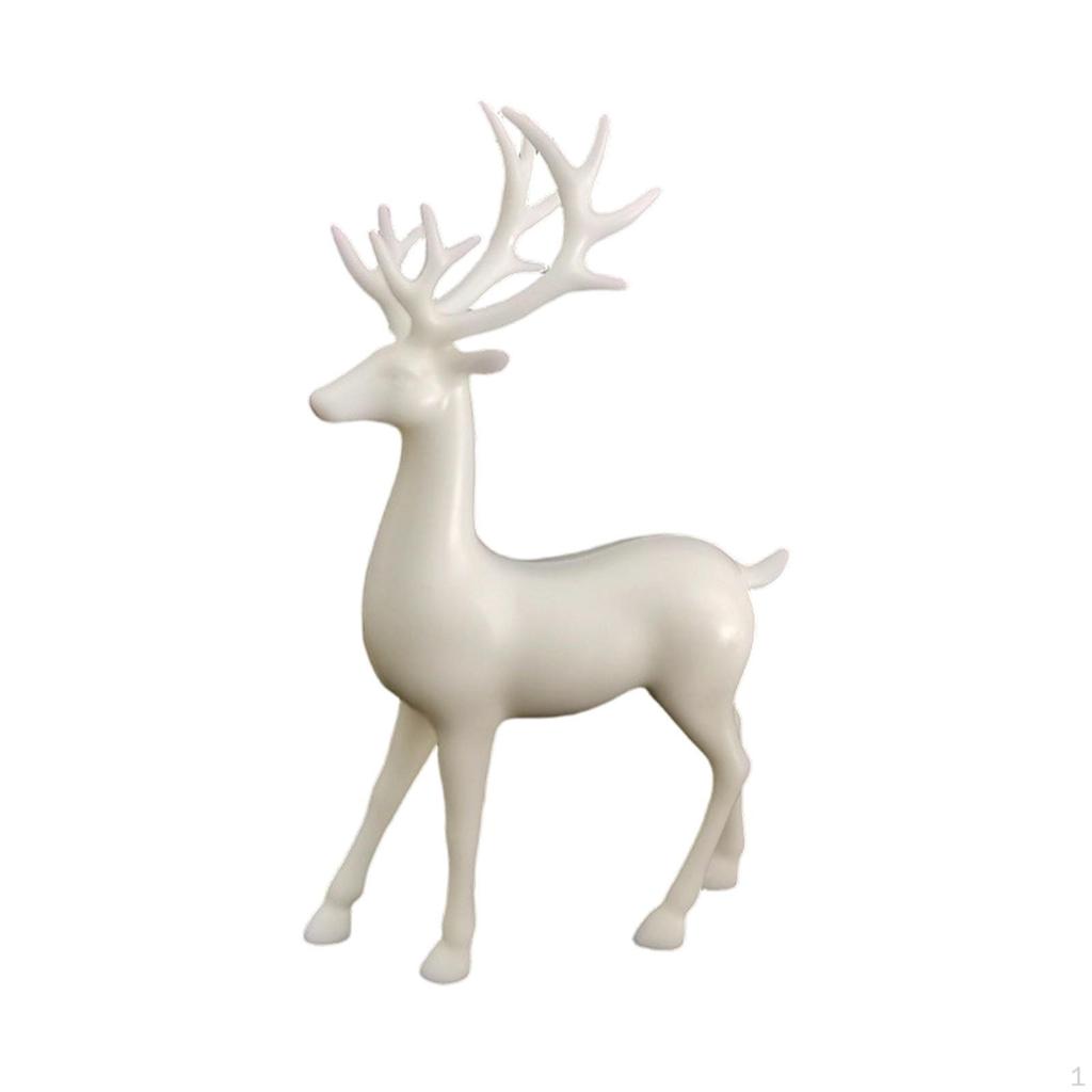 Hirsch Skulptur Figur Tier Ornament Heimdekoration Modern Nordisch Statuette Tischdekoration Geeignet