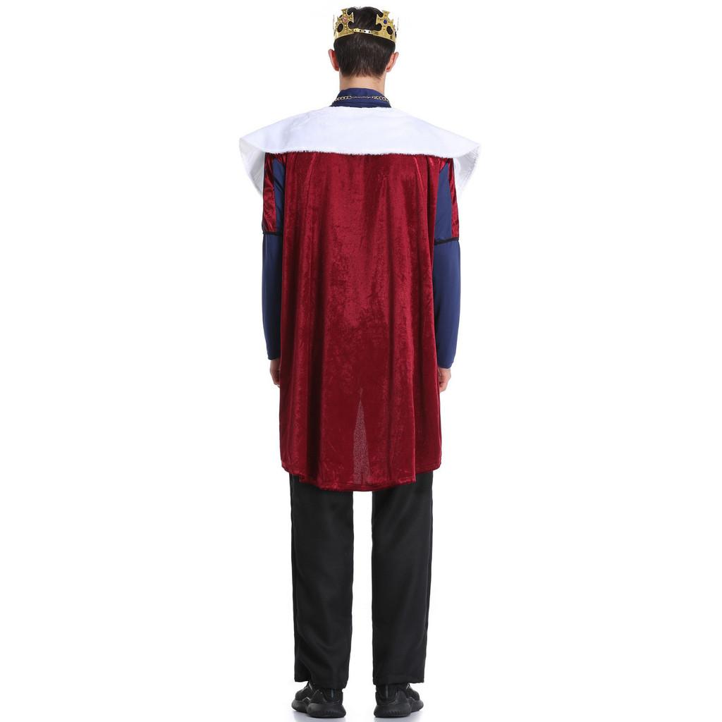 M-xl Elegant Anime Inspired Queen And King Costume For Unisex Role Play