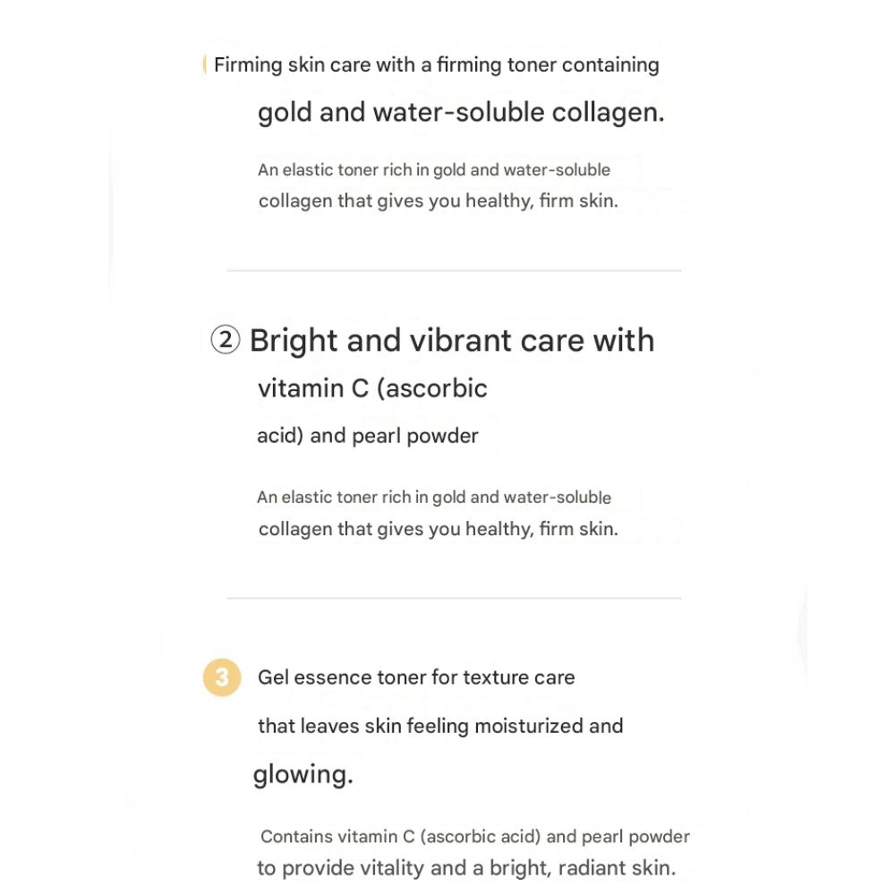 [Gift Set] AHC Vital Golden Collagen Youth Total Skincare 5-piece set