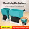 Compact Manual Glue Roller for Wood, Wallpaper, and Cardboard - Small Laminating and Gluing Tool