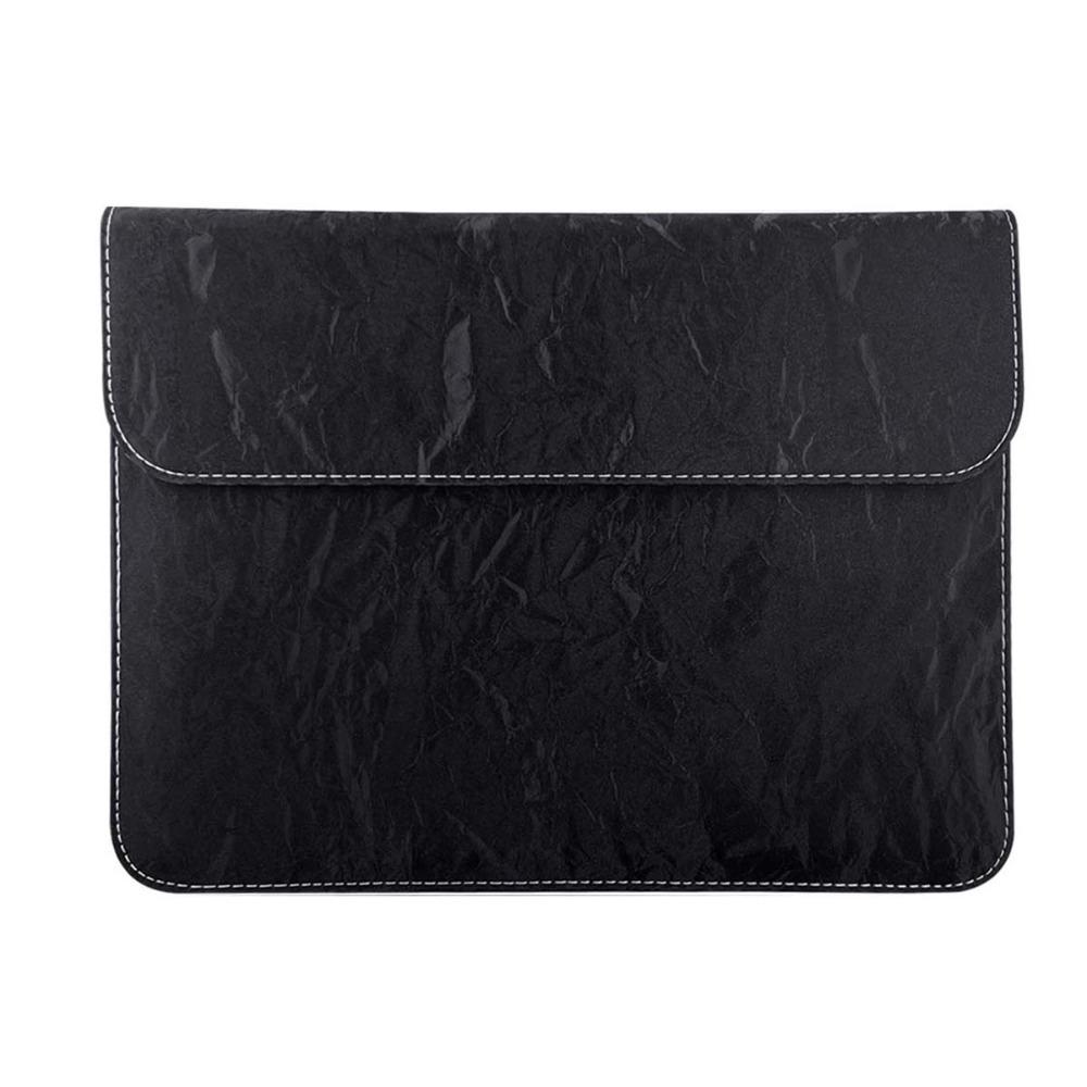 

Faux Leather Laptop Sleeve Pouch Magnetic Closure Notebook Sleeve 14inch Laptop Bags Travel 14inch чорний