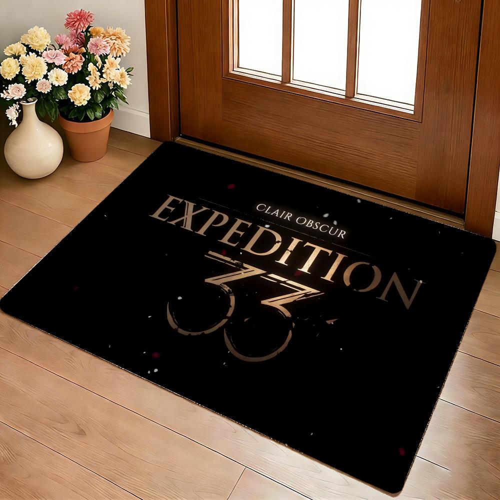 E-Expedition 33 Floor Mat Cozy Flannel Soft Thick Non-Slip Mat for Living Room Bedroom Kitchen Decor Rugs