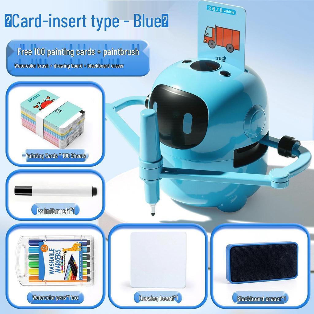 Smart Painting Robot for Kids - Interactive Education Toy with Pixel Beads