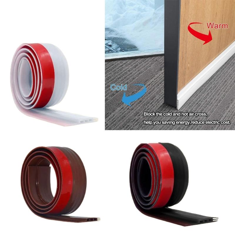 Door  Sweeps Seal Strips with Soundproof Designings Effective Noise Blocking Self Adhesive Sealing for Indoor Environment