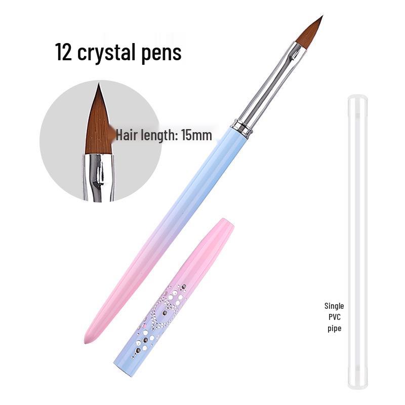 Nail Art Pen Set: 15-Piece Liner Gel Polish & Carving Blooming Brushes