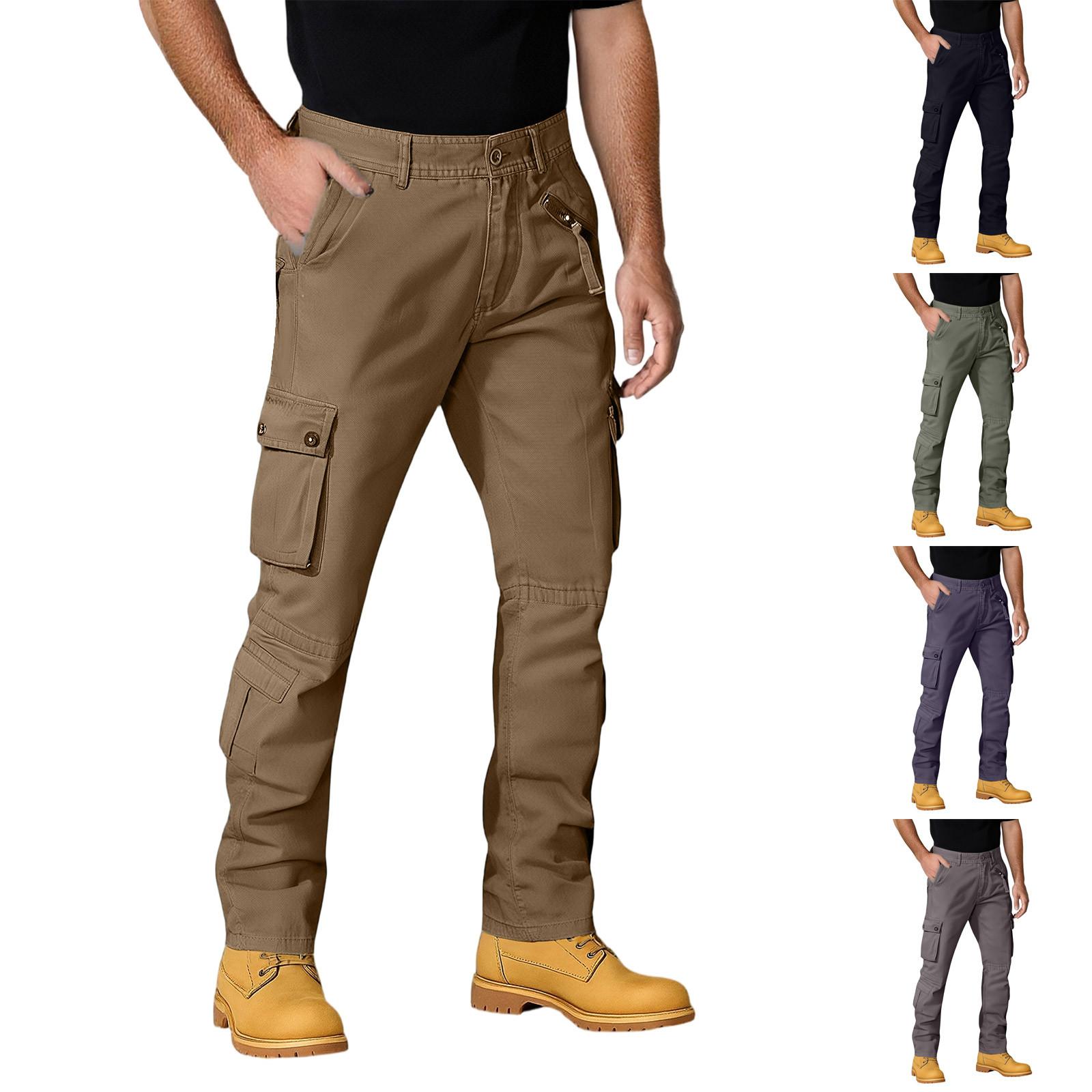 

Men s Sports Casual Jogging Trousers Lightweight Hiking Work Pants Outdoor Pant XL хакі