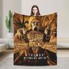 SubZero Mortal Kombat  Knitted Blankets   Plush Throw Blanket Bed Sofa Personalised UltraSoft Warm Bedspreads