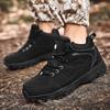 Fashion High-Top Adventure Sneakers Durable Grip Non-Slip Lace-Up Comfort Ideal for Hiking Boots Men Footwear Outdoor Motorcycle Boots