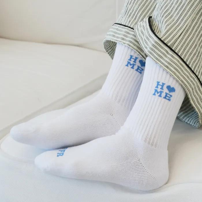 Home sweet home sports cushion socks white
