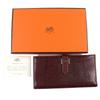 HERMES Purse Baan classic H logo wallet Lizard Women Used