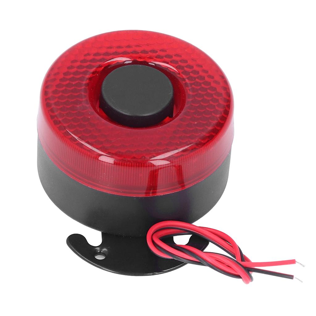 Autohupe, 12 V, ABS, 105 dB, elektrische Warnhupe mit blinkenden LED-Lichtern für LKW, UTV, ATV