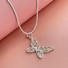 Fashion kpop   Copper custom butterfly Necklace Street Versatile Jewelry for women Wedding Party gift DIY Accessory
