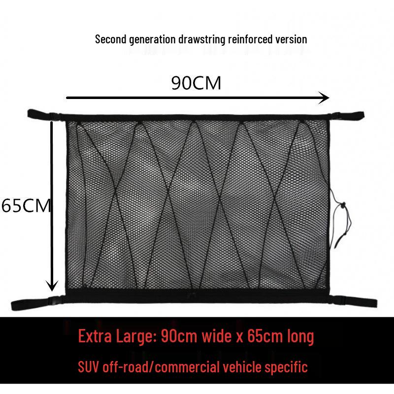 Adjustable Double-Layer Roof Storage Net for SUVs and Tents