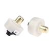 2Pcs 17Mm Led Flashlight Push Button Switch On/ Off Electric Torch Tail Switch