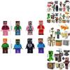 Minecraft Theme Building Blocks Cake Decoration Set For Party Supplies