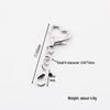 Zinc Alloy Heart Buckle Keychain with Rotating 8-Shaped Strap and 14mm Lobster Clasp for DIY Jewelry Accessories