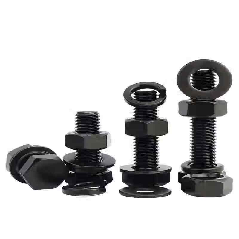 Black Carbon Steel Hex Head Bolt