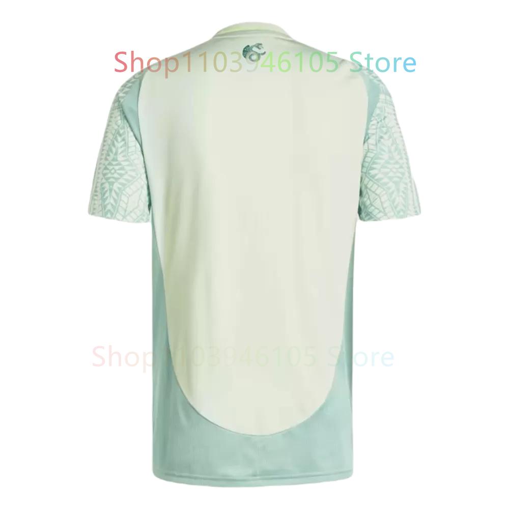 

Футболки болельщиков мексиканского футбола 2024 года для детей, домашние и выездные футболки, свободные спортивные футболки для мужчин и женщин, быстросохнущие футболки, топы M