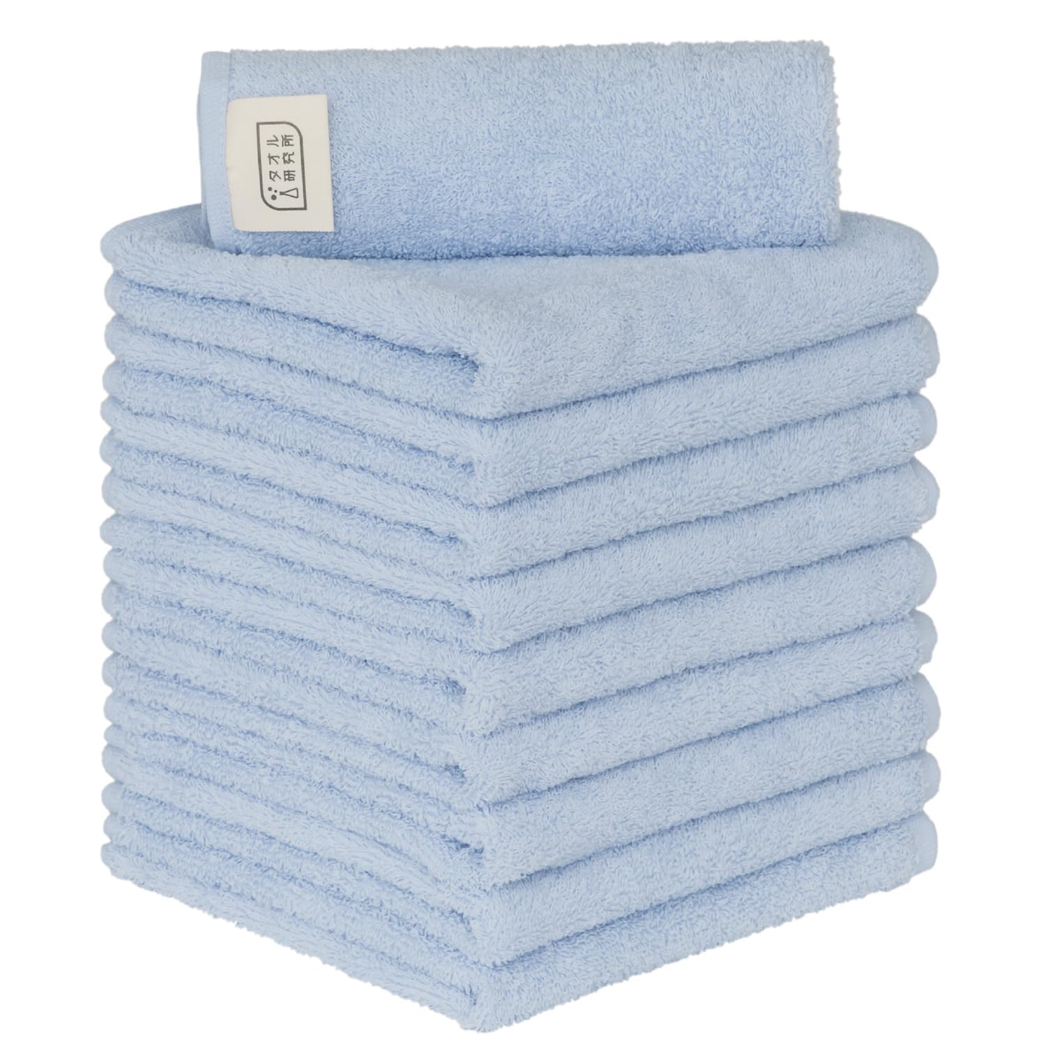 

Towel Laboratory Hand Pearl Standard Medium Low Fast JapanTechnology [Everyday Simple] #001 Towels, Blue, 10-Count, Type, Weight, Lint, Absorbency,