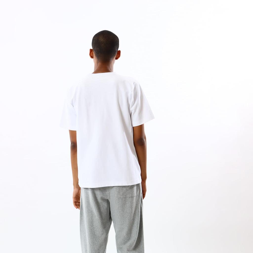 Short Sleeve Round Neck Cotton Revers Short Sleeve Revers White XL [Champion] T-shirt 100% 9.4oz Weave(R) T-Shirt Weave(R) C3-Z318 Men's