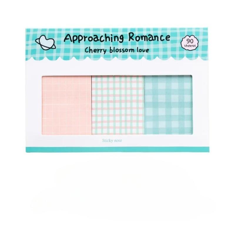 90 Sheets Per Pack Grid Combination Note Pad Handmade Account Decoration Note Paper Student Stationery Supplies Notepad