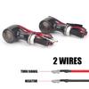 E24 Retro Motorcycle Turn Signal LED Light Flashing Indicator Tail Brake Light 8mm For Harley Yamaha Cafe Racer Bobber Chopper