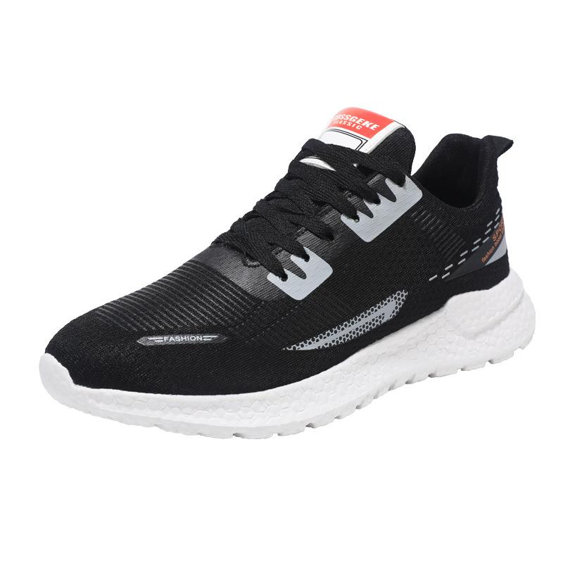 Мужские кроссовки Сверхлегкие дышащие прогулочные туфли Нескользящие спортивные модные кроссовки с сеткой для тренировок Повседневная спортивная обувь 39 2214₽