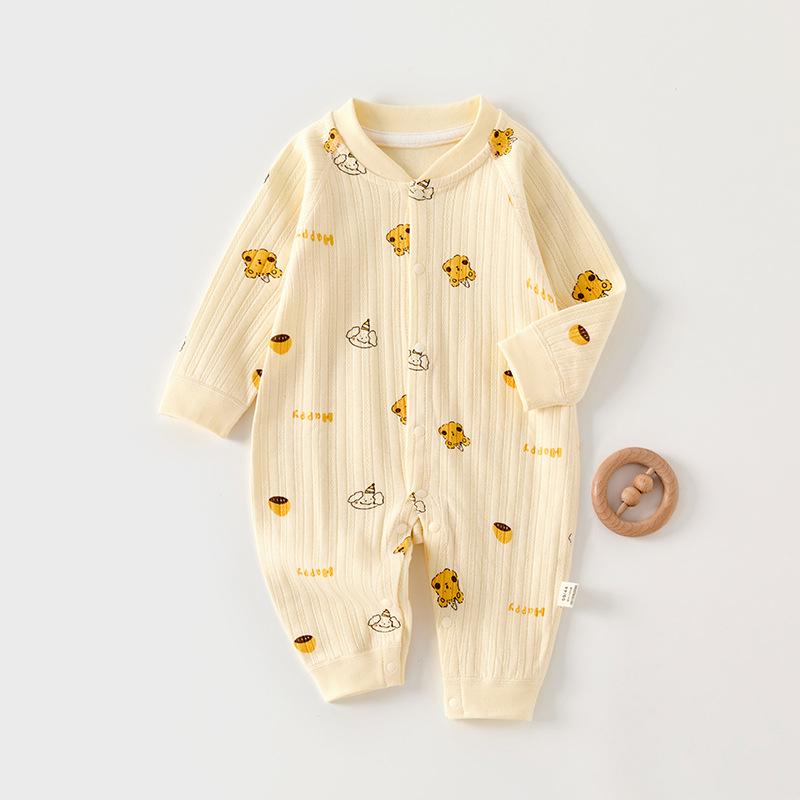 

Новый хлопковый детский комбинезон 2025 года для весны, осени и зимы - Новорожденный Малыш Нижнее белье 80