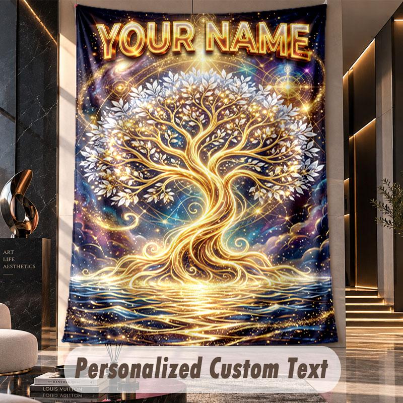 Nature Landscape (31) Theme Custom Tapestry Personalized Custom Name Text Wall Hanging Tapestry Home Decor Background Cloth