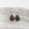 Natural Botswana Agate Earrings, Teardrop Agate Earrings, Handmade Earring, 925 Sterling Silver Anniversary Earrings, Gemstone Earrings