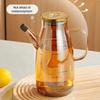 Rubber Base Olive Oil Dispenser Leakproof Soy Sauce Pot Glass Oil Cruet Container  Gadgets