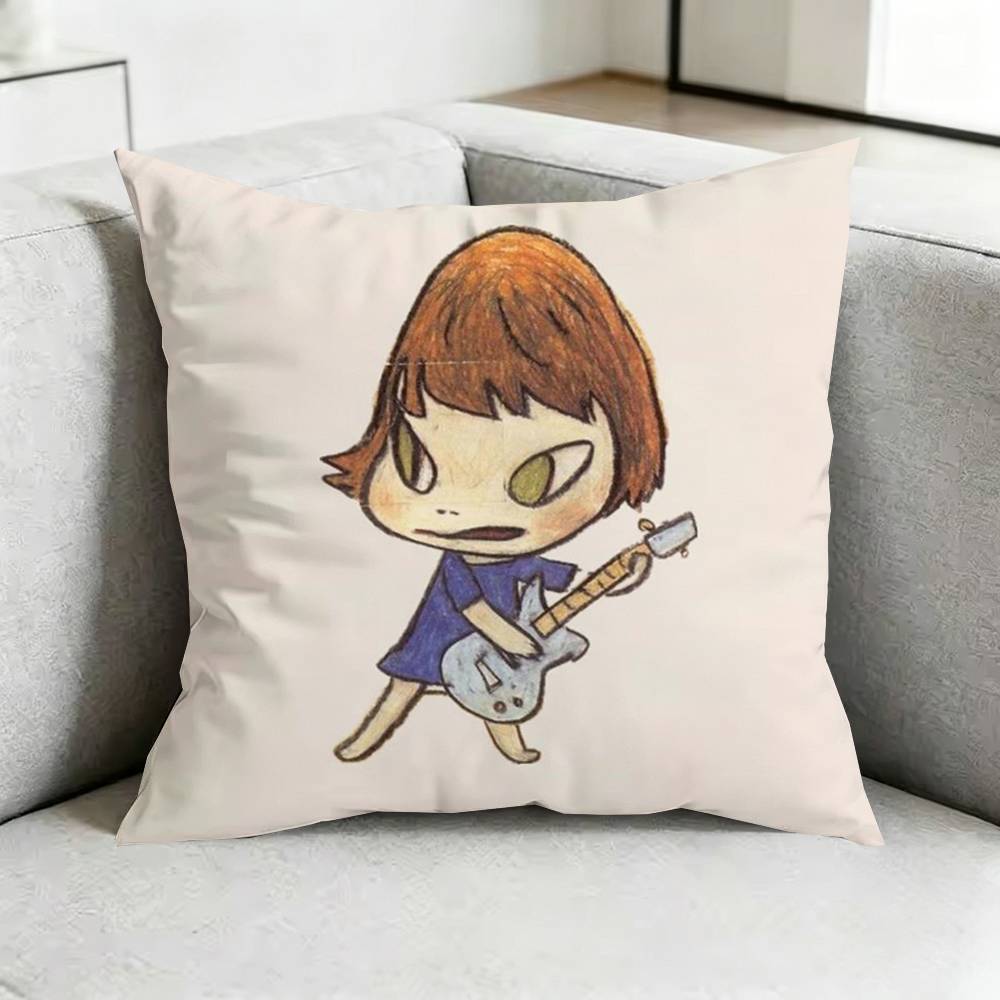 YYoshitomos NNaras CUTE Square DoubleSided printed Pillow Case Bedroom Bedside Pillow Sofa Cushion Cover Gift