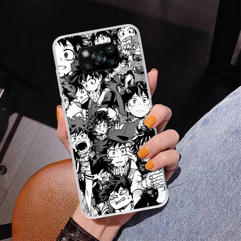 My Hero Izuku Deku Phone Case For Xiaomi Poco X7 X6 X5 Pro F7 Ultra Redmi 15C 15 13C 13 12C 12 10 10A 10C 9 9A 9C 9T Cover Poco