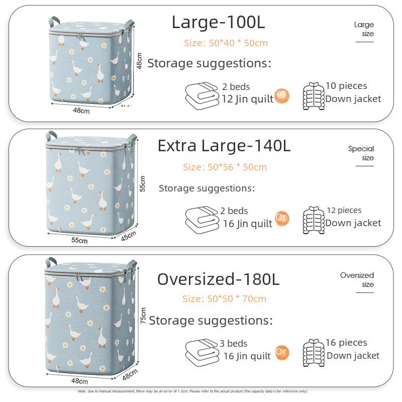 Large Capacity Clothes Storage Bags, Quilt Storage Bag, Moving Packing Bags for Travel, Home Bedroom Storage Organizer
