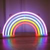 Led Colorful Rainbow Neon Sign Light Wall Hanging Night Lamp Bar Party Home